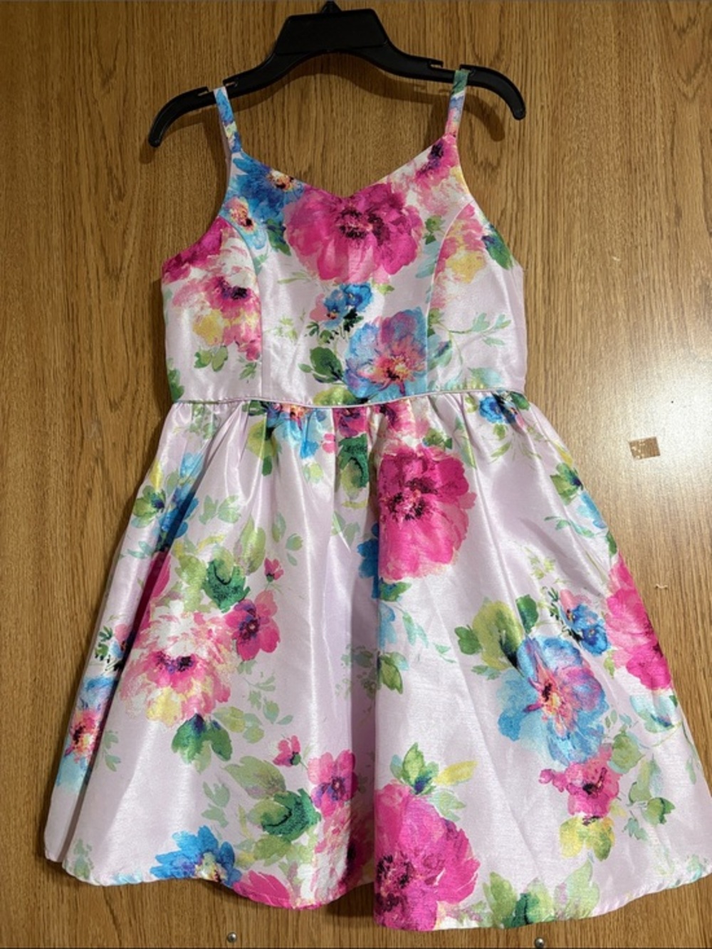 Zhenzi Pink Floral Sleeveless Party Dress